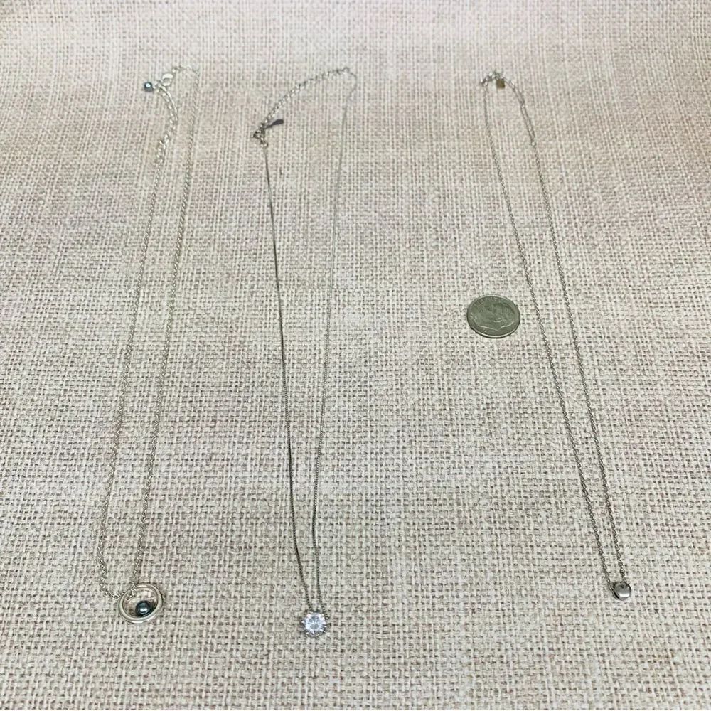 Silver Dainty Necklace Bundle‎